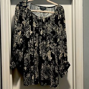 Karen Kane Black Blouse. NWOT